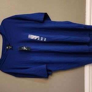 NWT Calvin Klein Blue Short Sleeve Tee